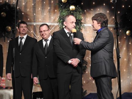 Na predbožičnem koncertu Dobre volje s Francem Gorzo 1